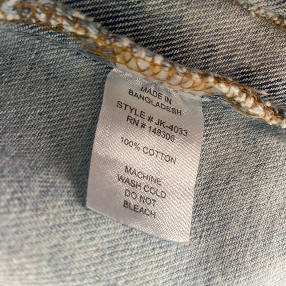 Brand new Blue Age Light Blue Denim Jacket, Small, NWT - Picture 8 of 8